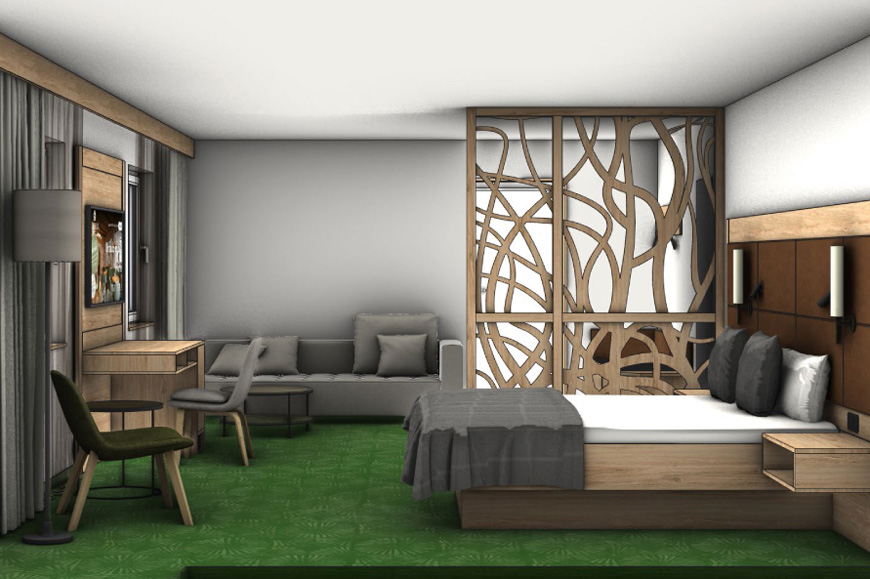 Entwurf Doppelzimmer 7